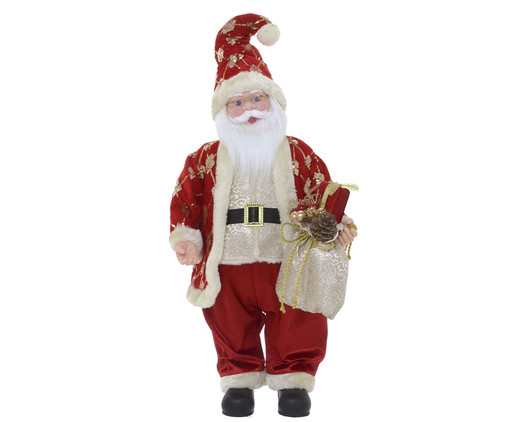 Papai Noel Decorativo Musical Dourado, gold | WestwingNow