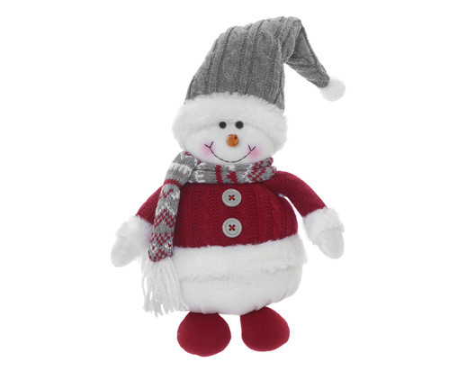 Boneco de Neve Decorativo Cinza, grey | WestwingNow