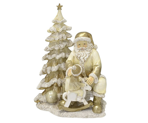 Papai Noel Decorativo Dourado, gold | WestwingNow