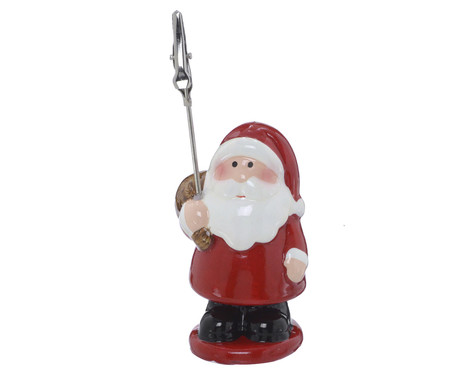 Porta Cartão Papai Noel Vermelho