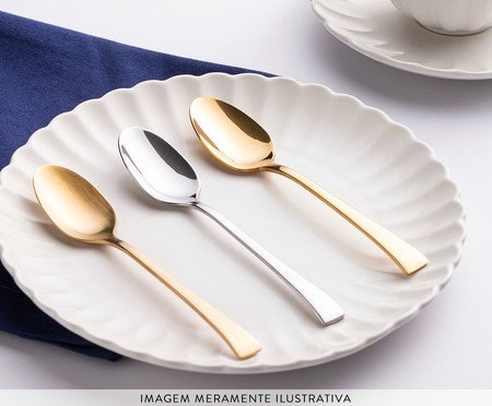 Jogo de Colheres em Inox Berna | Westwing