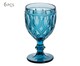 Jogo de Taças para Água em Vidro Mena - Azul, Azul | WestwingNow