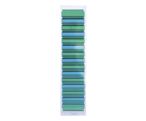 Quadro Tira Fusões Verde e Azul, Colorido | WestwingNow