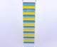 Quadro Tira Fusões Azul e Amarelo, Colorido | WestwingNow