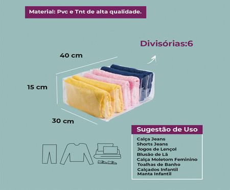 Organizador Colmeia Cristal Premium M2 Rosa | WestwingNow