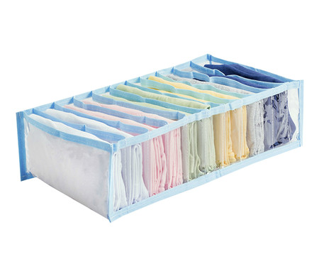 Organizador Colmeia Cristal Premium M Azul