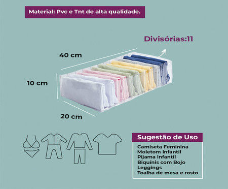 Organizador Colmeia Cristal Premium M Rosa | WestwingNow