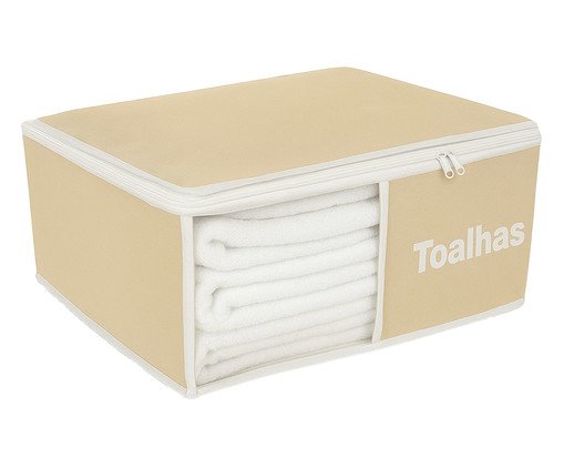 Organizador de Toalha Bege, Bege | WestwingNow