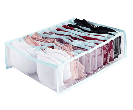 Organizador Colmeia Cristal Premium GG Azul