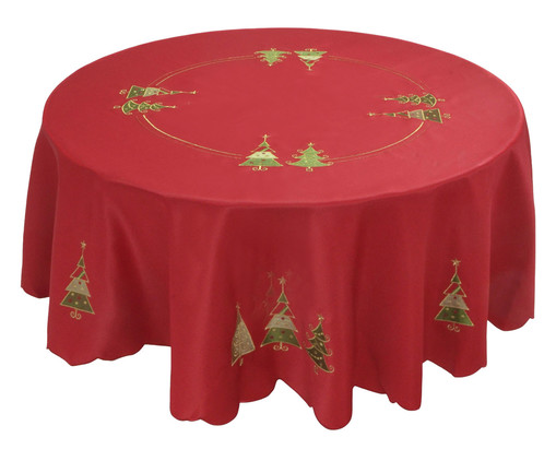 Toalha de Mesa Natalino Vermelha e Verde, Vermelho | WestwingNow