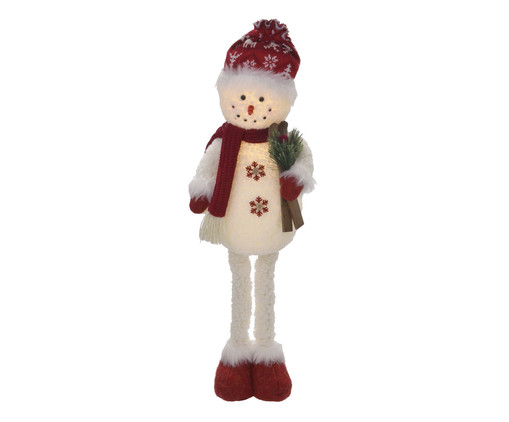 Boneco Deneve com Luz Vermelho e Branco, Vermelho | WestwingNow