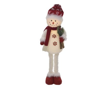 Boneco Deneve com Luz Vermelho e Branco