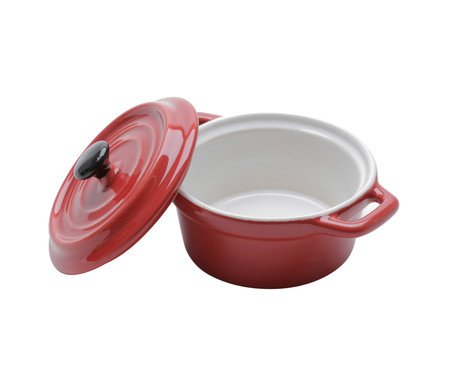 Mini Cocotte em Porcelana Fill - Vermelha | Westwing