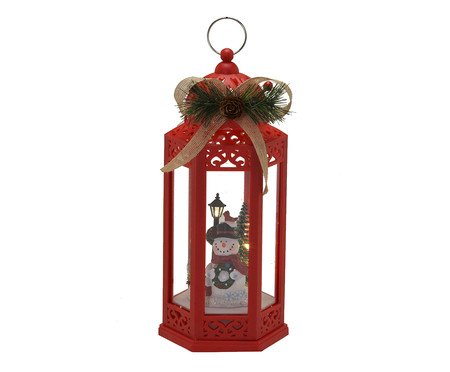 Lanterna Natalina com Luz Vermelho, Branco e Verde | Westwing