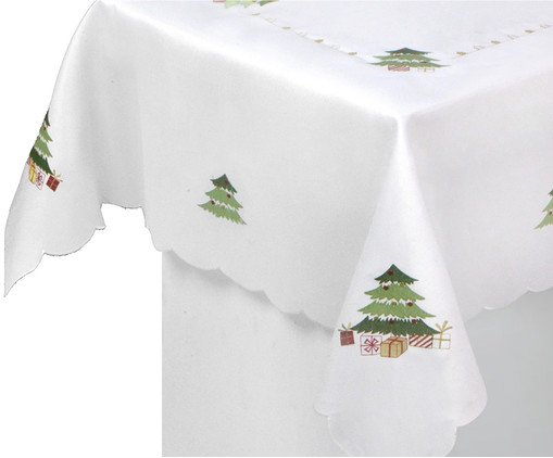Toalha de Mesa Bege, Vermelho e Verde, Bege | WestwingNow