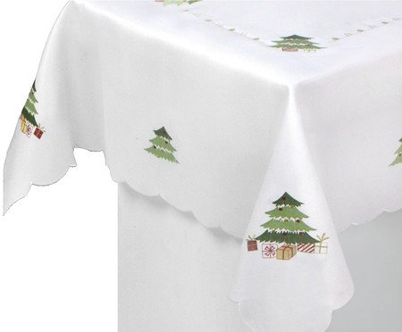 Toalha de Mesa Bege, Vermelho e Verde | Westwing