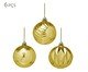 Jogo de Bolas Decorativas Mix Love Dourado, Dourado | WestwingNow