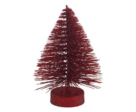 Enfeite de Natal Mini Árvore Natalina Tossini Vermelho