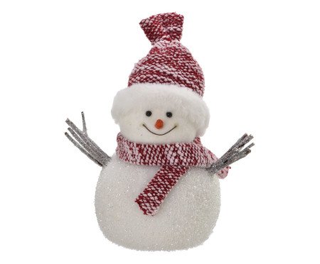 Boneco de Neve Vermelho e Prata | Westwing