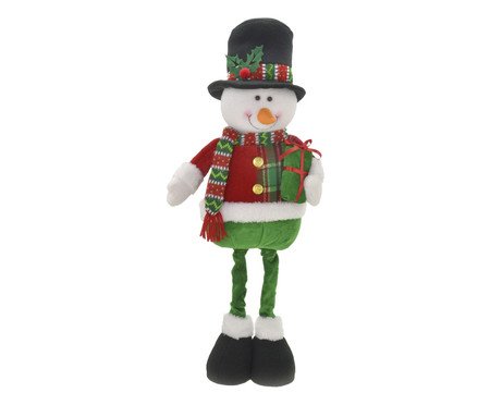 Boneco de Neve Vermelho e Verde | Westwing
