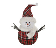 Boneco de Neve Branco e Vermelho | WestwingNow