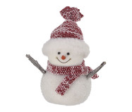 Boneco de Neve Vermelho e Prata | WestwingNow