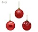 Jogo de Bolas Decorativas Mix Vermelho, Vermelho | WestwingNow