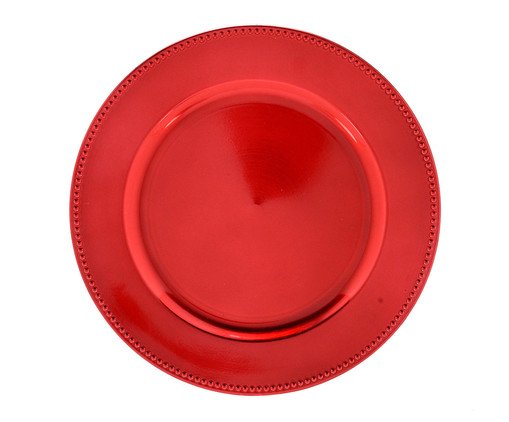 Sousplat Duzuk, Vermelho | WestwingNow
