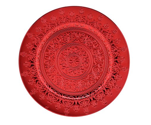 Sousplat Urumi, Vermelho | WestwingNow