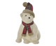 Urso Natalino Creme e Vermelho, Creme | WestwingNow