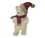 Urso Natalino Creme e Vermelho | WestwingNow