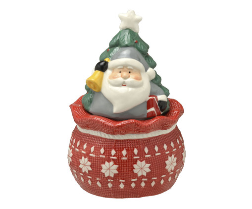 Pote Decorativo Papai Noel Vermelho e Branco, Vermelho | WestwingNow