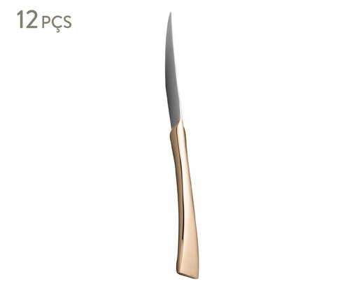 Jogo de Facas para Sobremesa Berna - Rosê, Rosê | WestwingNow