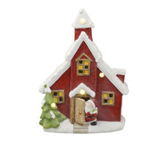 Casa Natalina com Papai Noel Vermelho e Branco | WestwingNow
