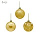 Jogo de Bolas Decorativas Mix Dourado, Dourado | WestwingNow