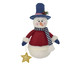 Enfeite de Natal Boneco de Neve Branco e Vermelho, Branco | WestwingNow