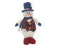 Enfeite de Natal Boneco de Neve Branco e Vermelho, Branco | WestwingNow