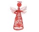 Ponteira para Árvore de Natal Anjo Vermelha, Vermelho | WestwingNow
