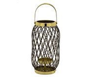 Lanterna Decorativa Preetz Preto e Dourado | WestwingNow