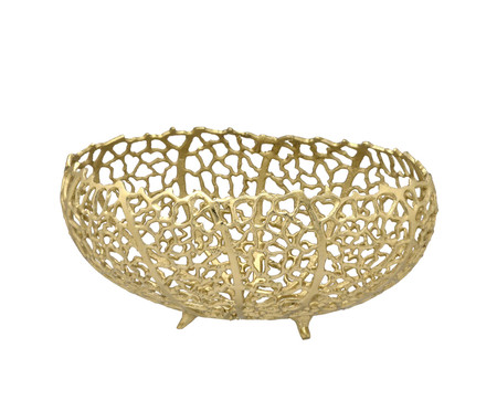 Centro de Mesa Decorativo Heinsberg Dourado