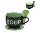 Caneca para Sopa Schwedt Preto e Verde, Colorido | WestwingNow