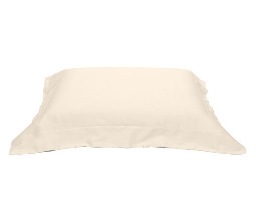 Fronha Platine Marfim 300 Fios - 50X90cm, Off White | WestwingNow