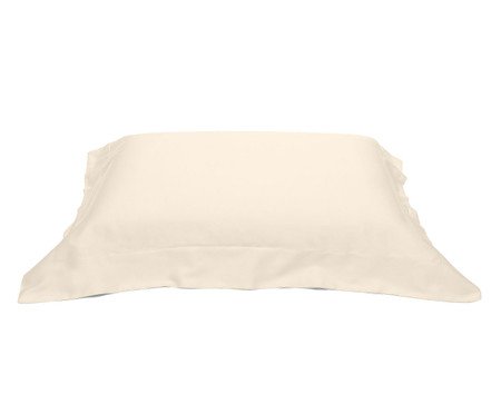 Fronha Platine Marfim 300 Fios - 50X90cm | Westwing