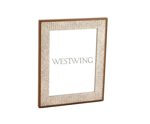 Porta-Retrato em Poliestireno Titu Off White, Off White | WestwingNow