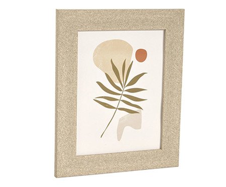 Porta-Retrato em Poliestireno Qisu Bege