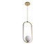 Pendente Oval Champagne Bivolt, rose | WestwingNow