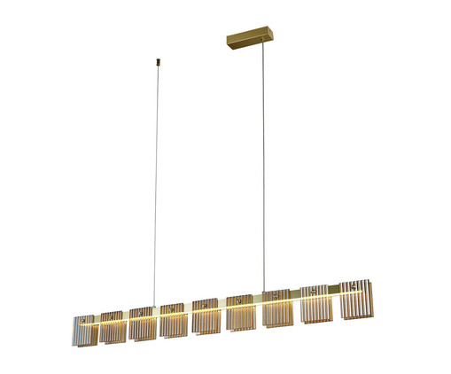 Pendente em Led 24W Array Dourado e Ambar, Colorido | WestwingNow