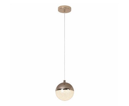 Pendente 6W Media Luna French Gold e Transparente Bivolt | Westwing