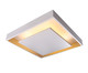 Plafon de Sobrepor em Led 16,8W Ghost Branco e Dourado, Colorido | WestwingNow