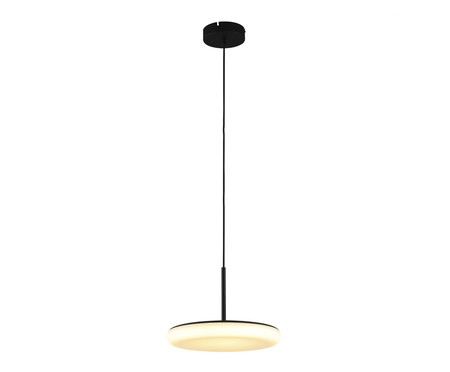 Pendente em Led 24W Galleta Branco e Preto